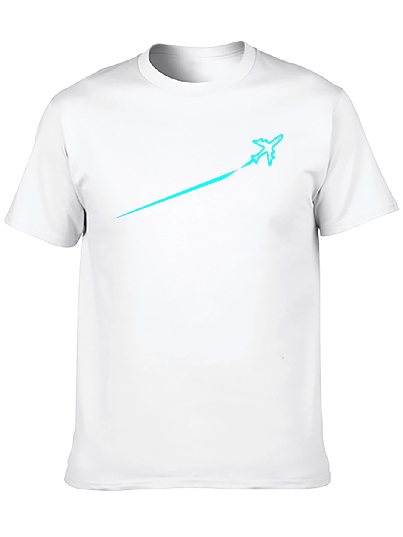 Airplane Trail Graphic Tee - Black