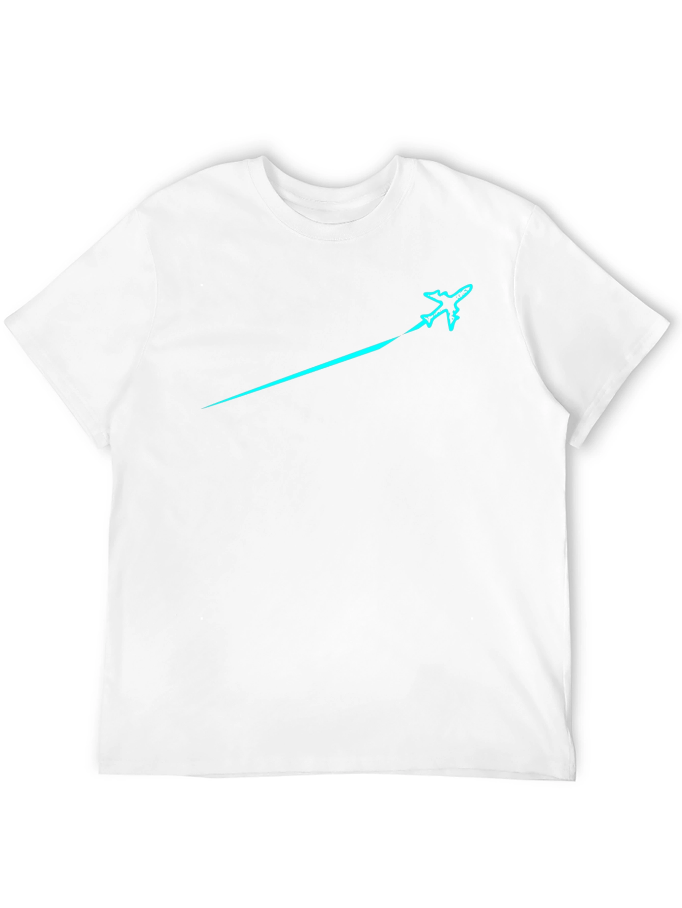 Airplane Trail Graphic Tee - Black