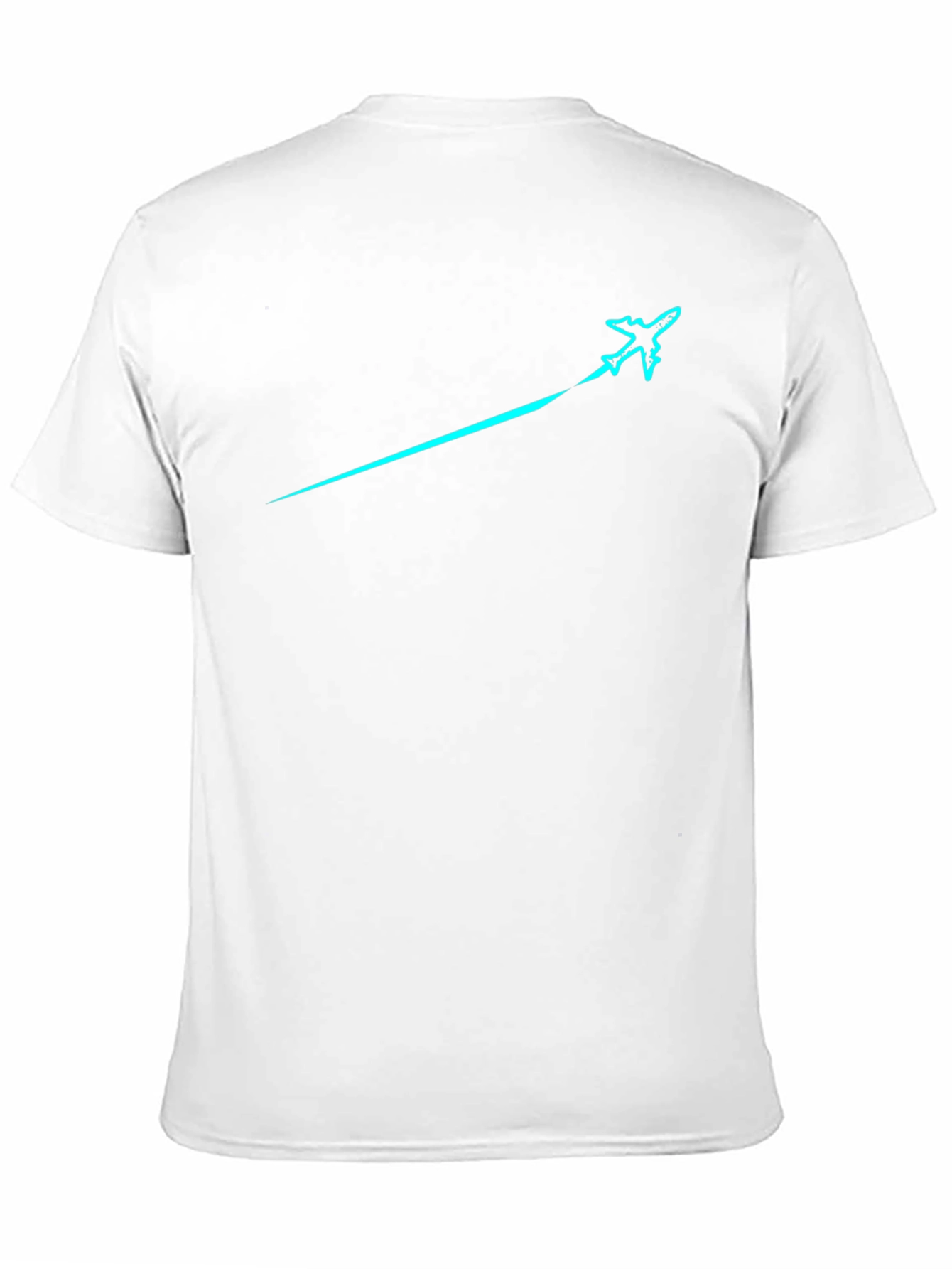 Airplane Trail Graphic Tee - Black