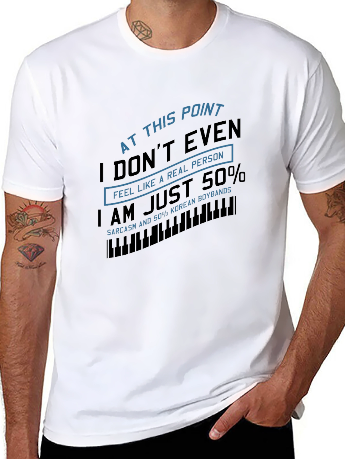Sarcastic Korean Boyband Humor Tee