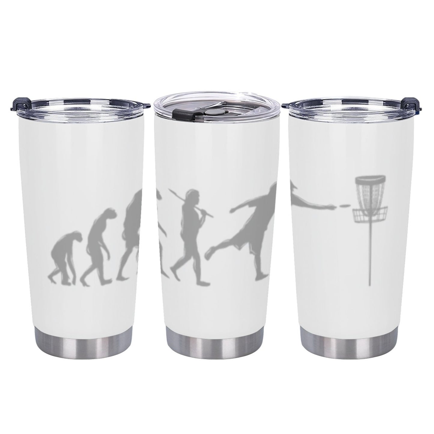 Insulated Graphic Daily Tumbler - Stainless Steel Reusable Leak-Proof Cup