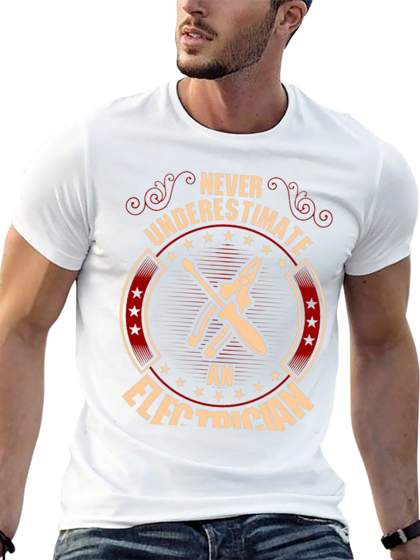 Electrician T-Shirt: Never Underestimate