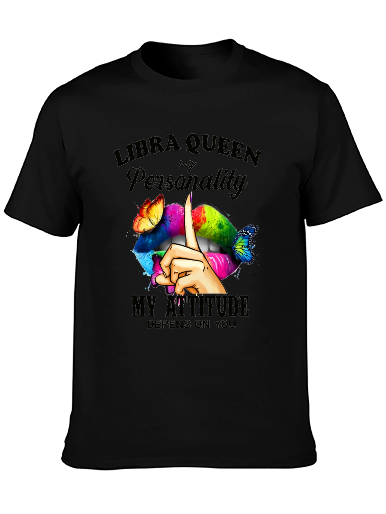 Libra Queen Tee - My Personality My Attitude