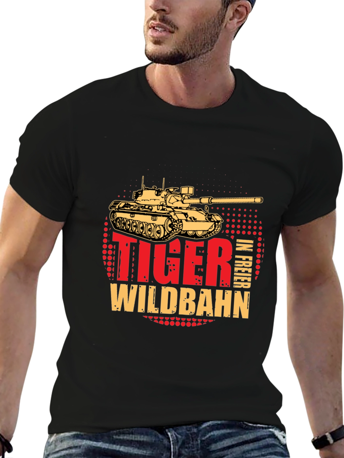 Tiger Tank Wildbahn Graphic Tee - Black