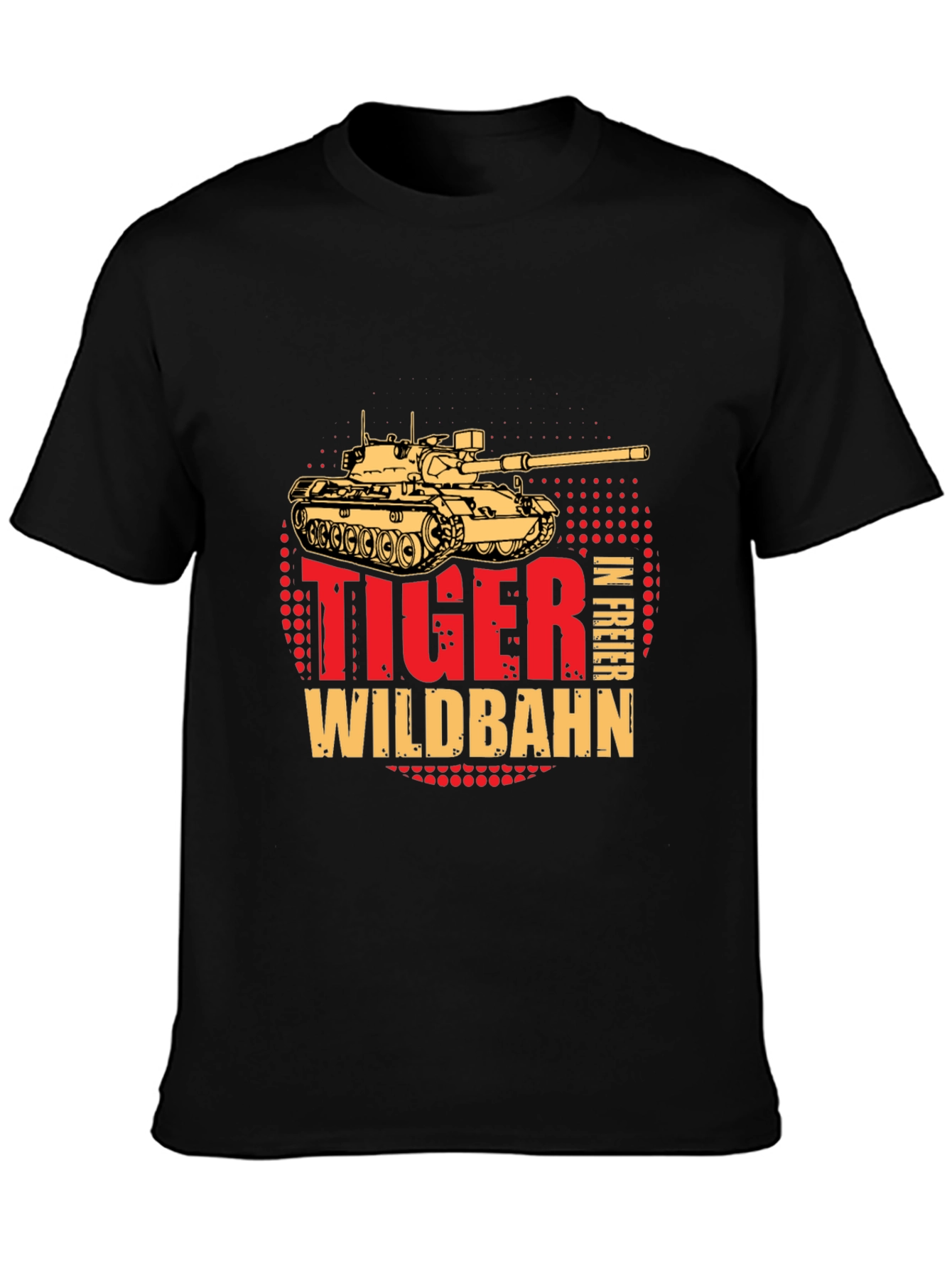 Tiger Tank Wildbahn Graphic Tee - Black