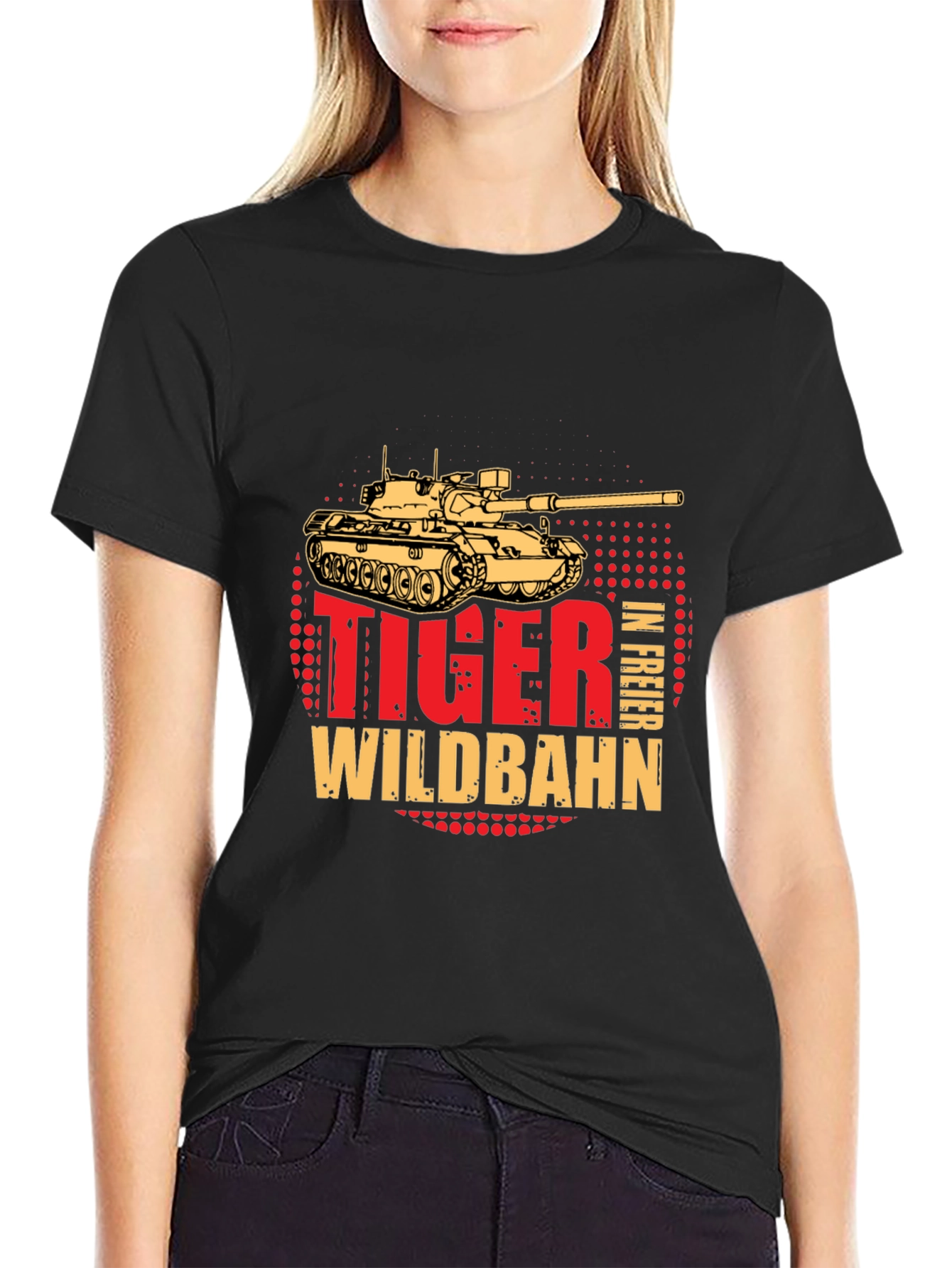 Tiger Tank Wildbahn Graphic Tee - Black