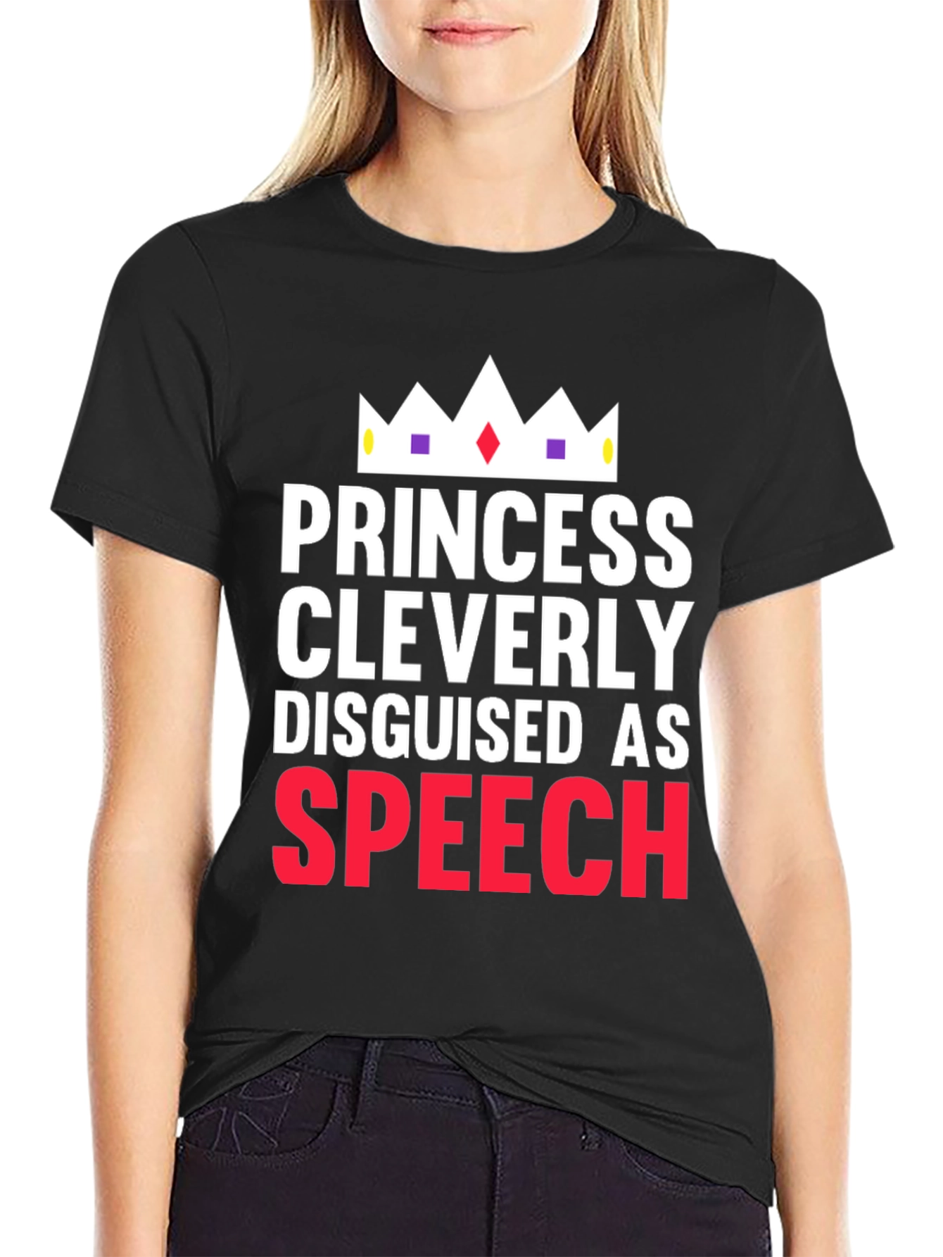 Princess Cleverly Disguised as Speech T-Shirt