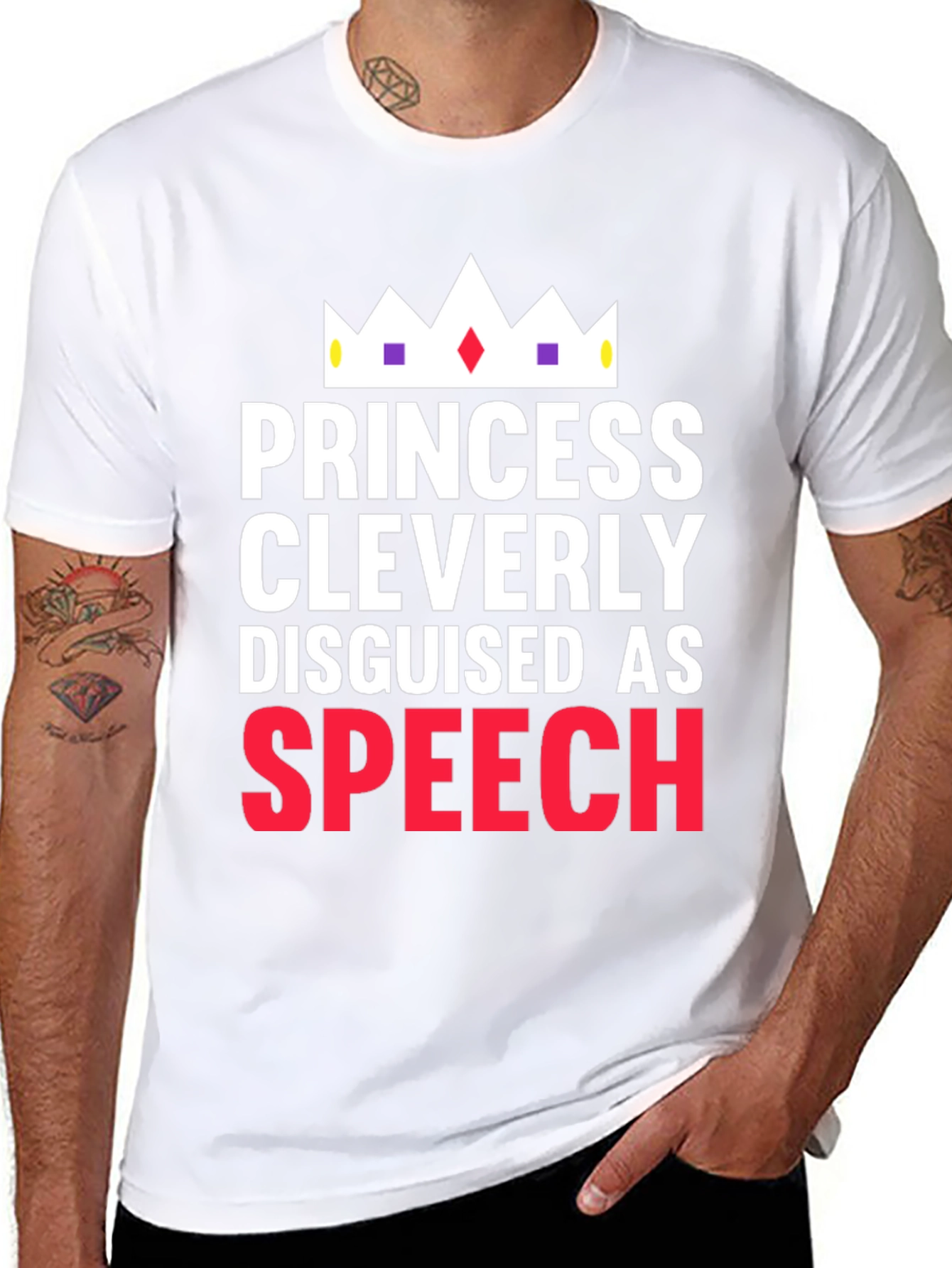 Princess Cleverly Disguised as Speech T-Shirt