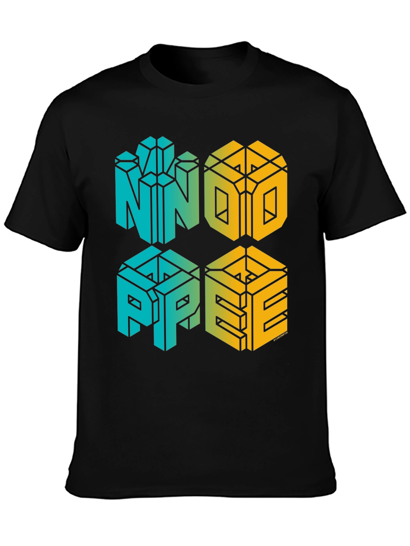 NNO PPEE Graphic Tee - Isometric Style Print