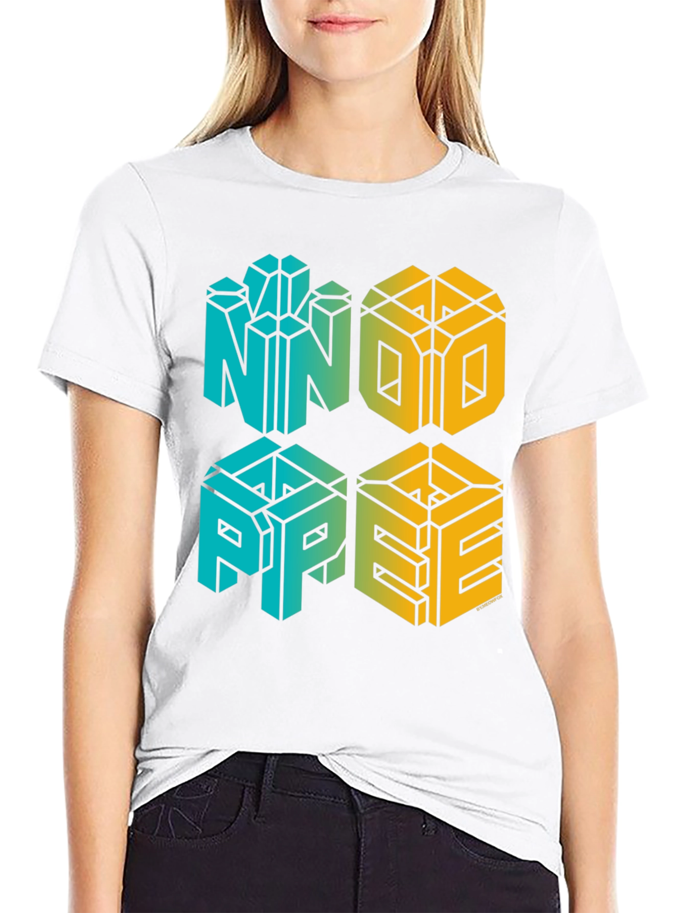 NNO PPEE Graphic Tee - Isometric Style Print