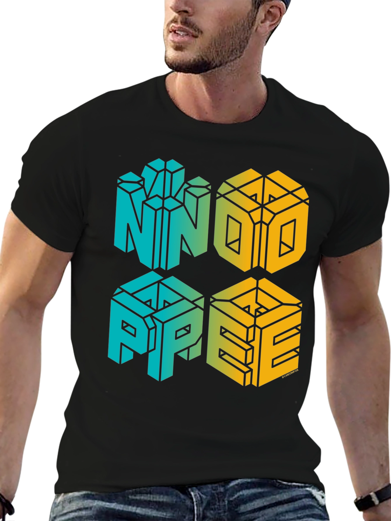NNO PPEE Graphic Tee - Isometric Style Print