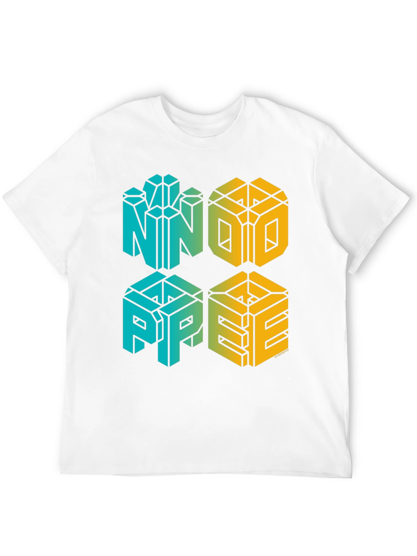NNO PPEE Graphic Tee - Isometric Style Print