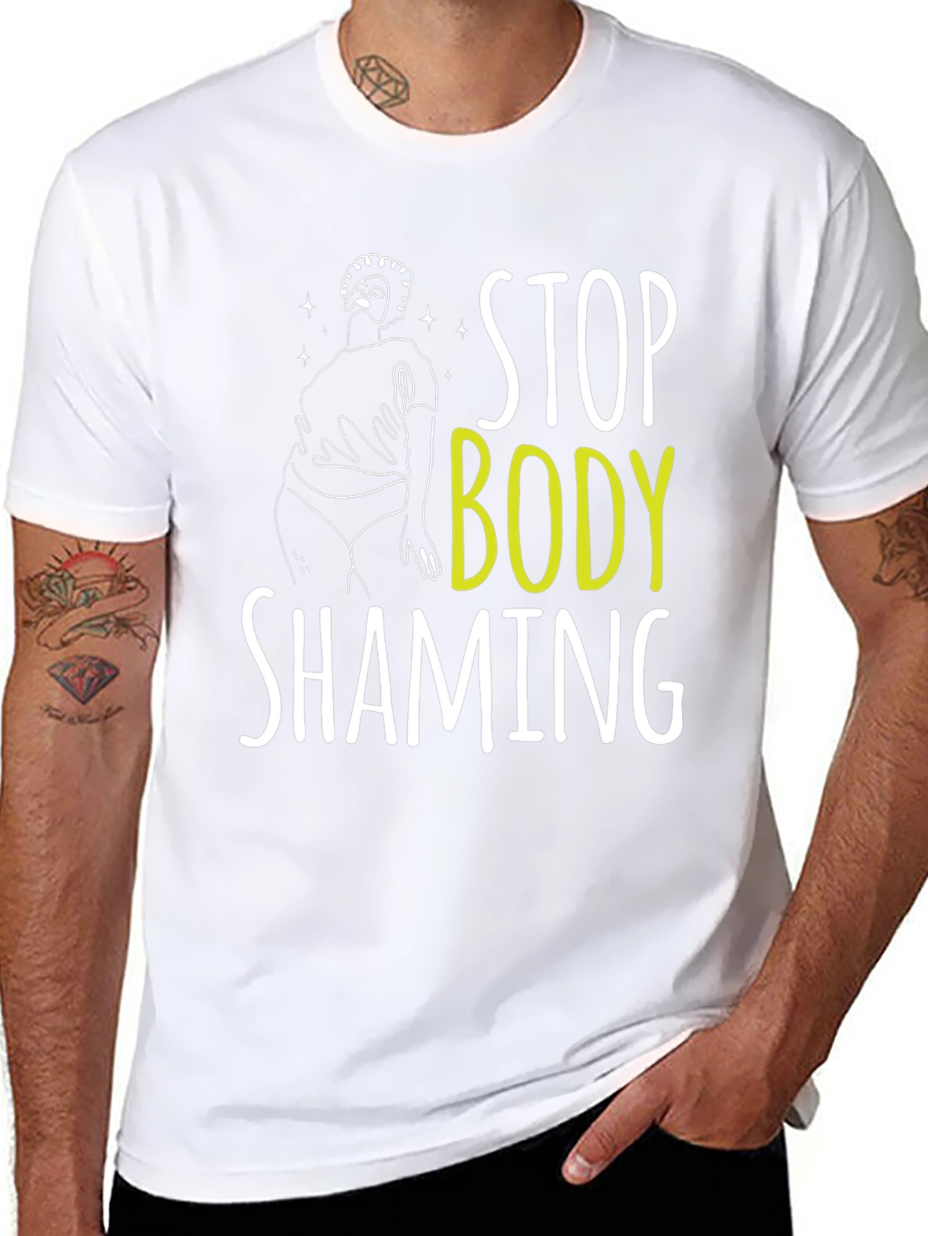 Stop Body Shaming Graphic Tee