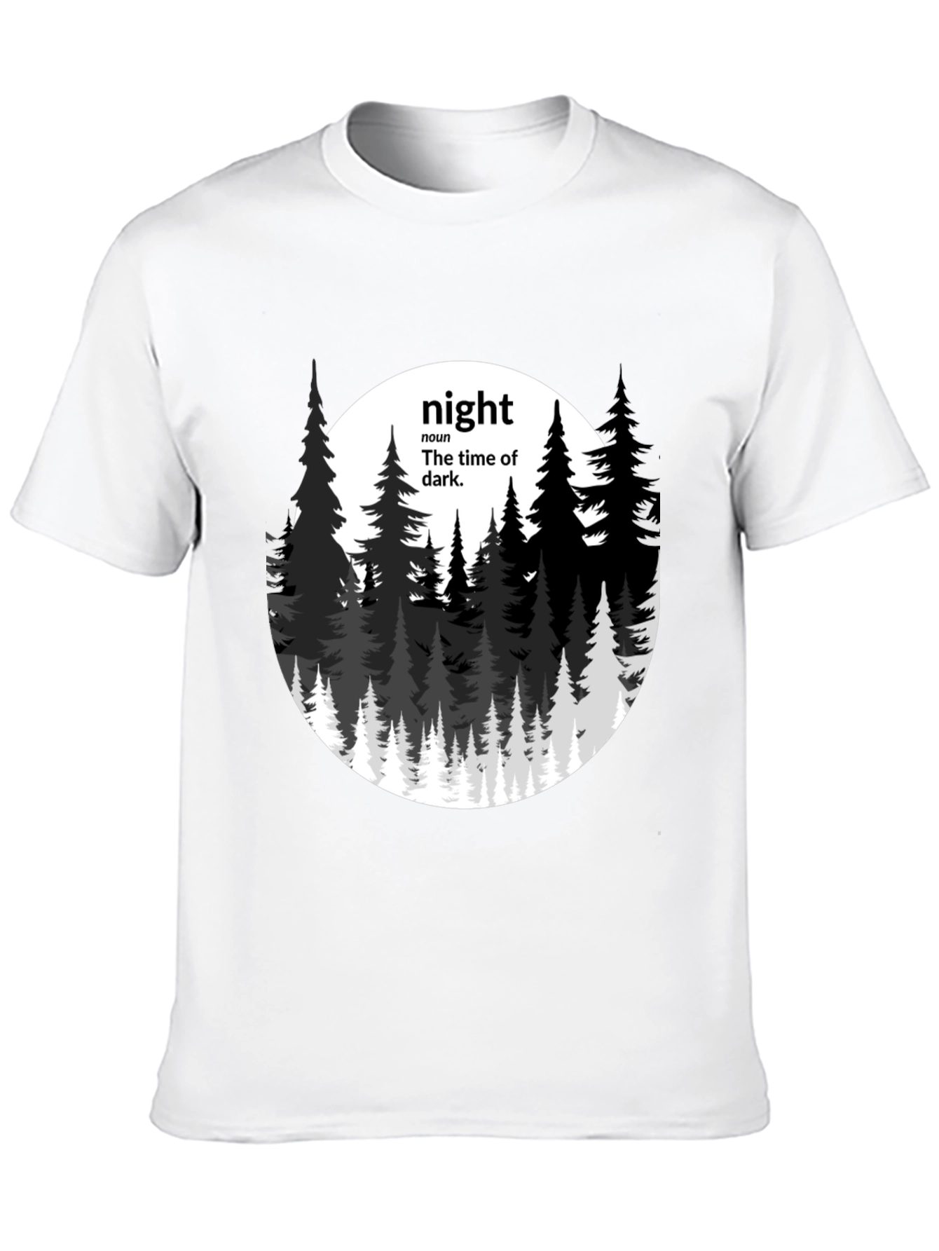 Night Definition Graphic Tee - Mens