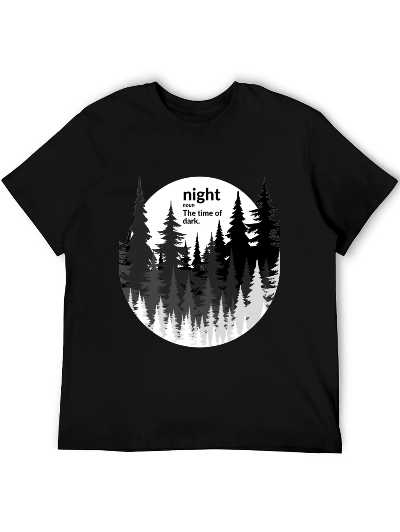 Night Definition Graphic Tee - Mens