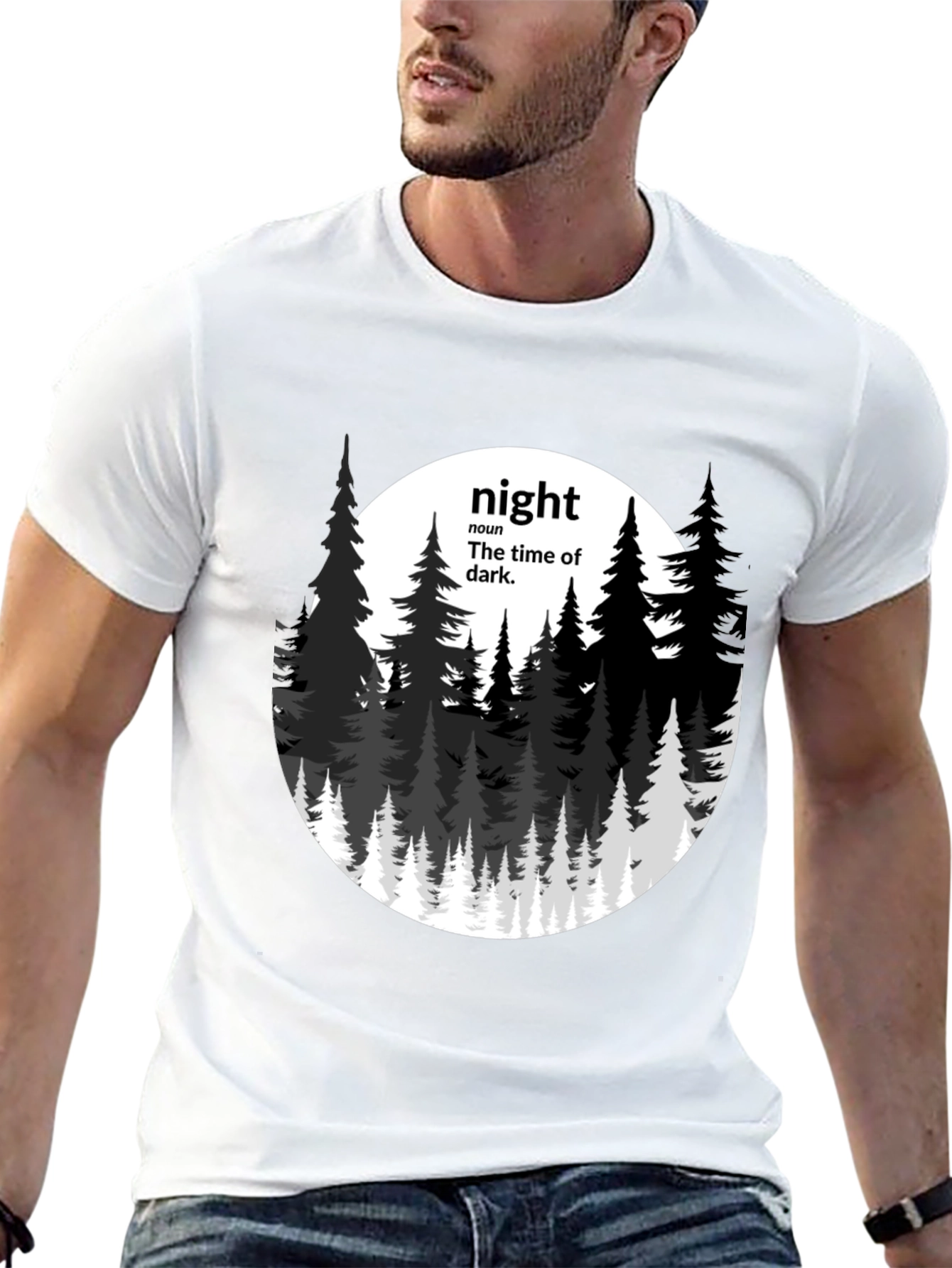 Night Definition Graphic Tee - Mens