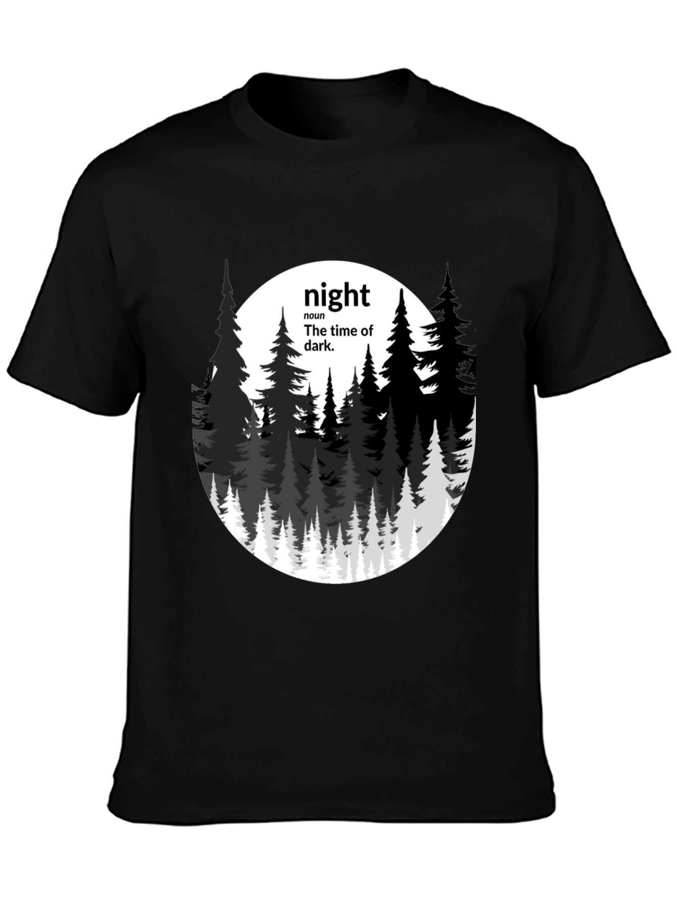 Night Definition Graphic Tee - Mens
