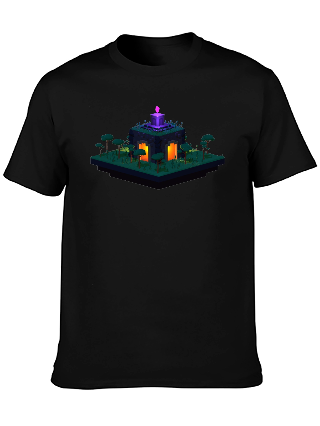 Isometric Game Portal Graphic T-Shirt