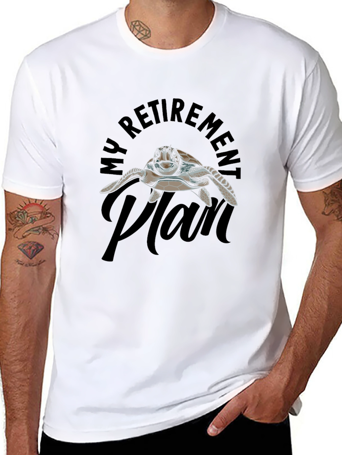 My Retirement Plan Turtle Graphic Tee
