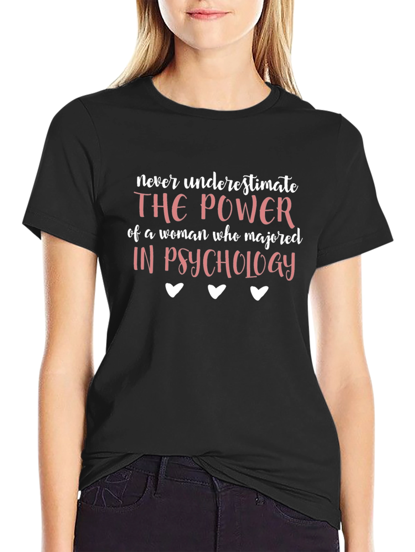 Psychology Major Womens Power T-Shirt