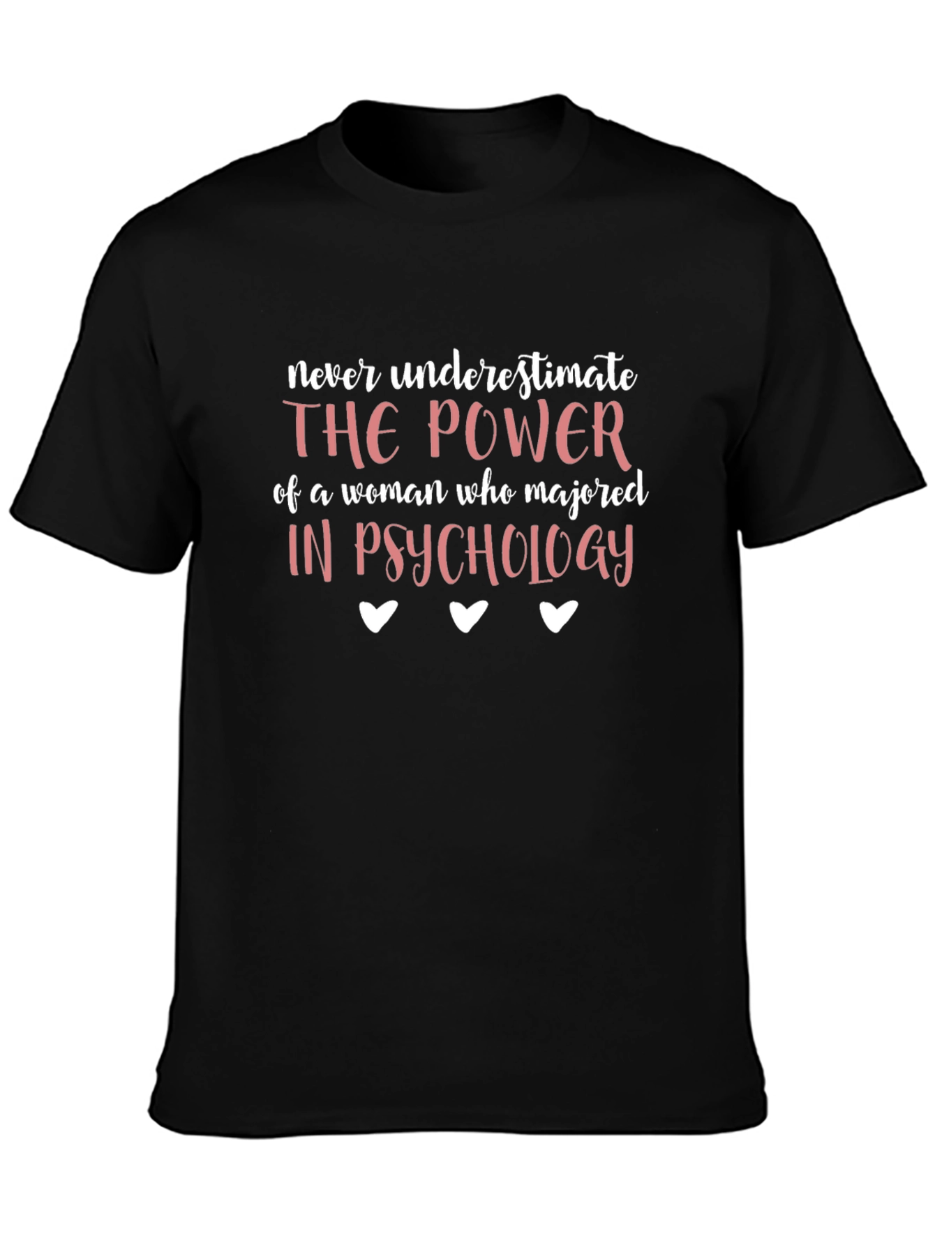Psychology Major Womens Power T-Shirt