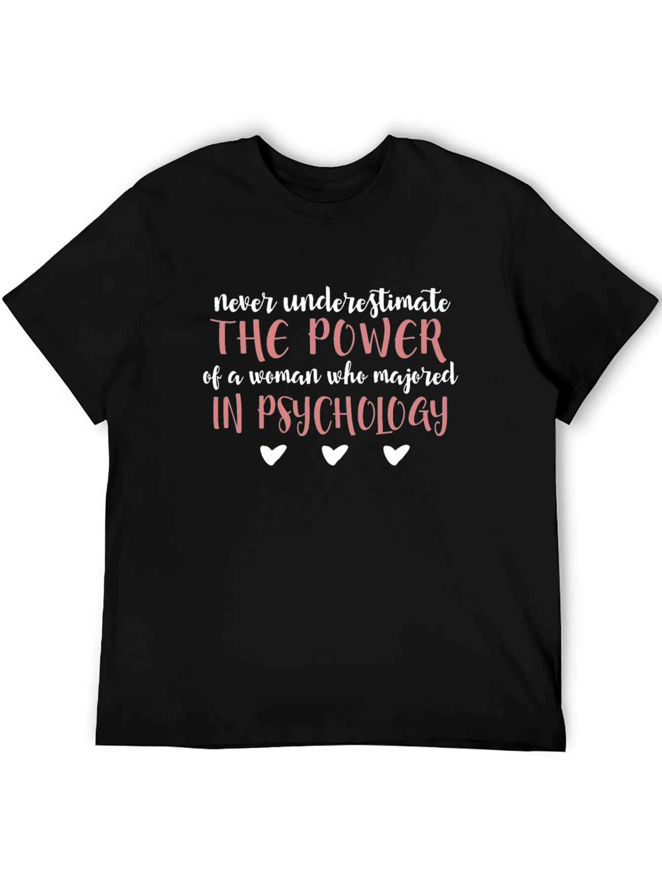 Psychology Major Womens Power T-Shirt