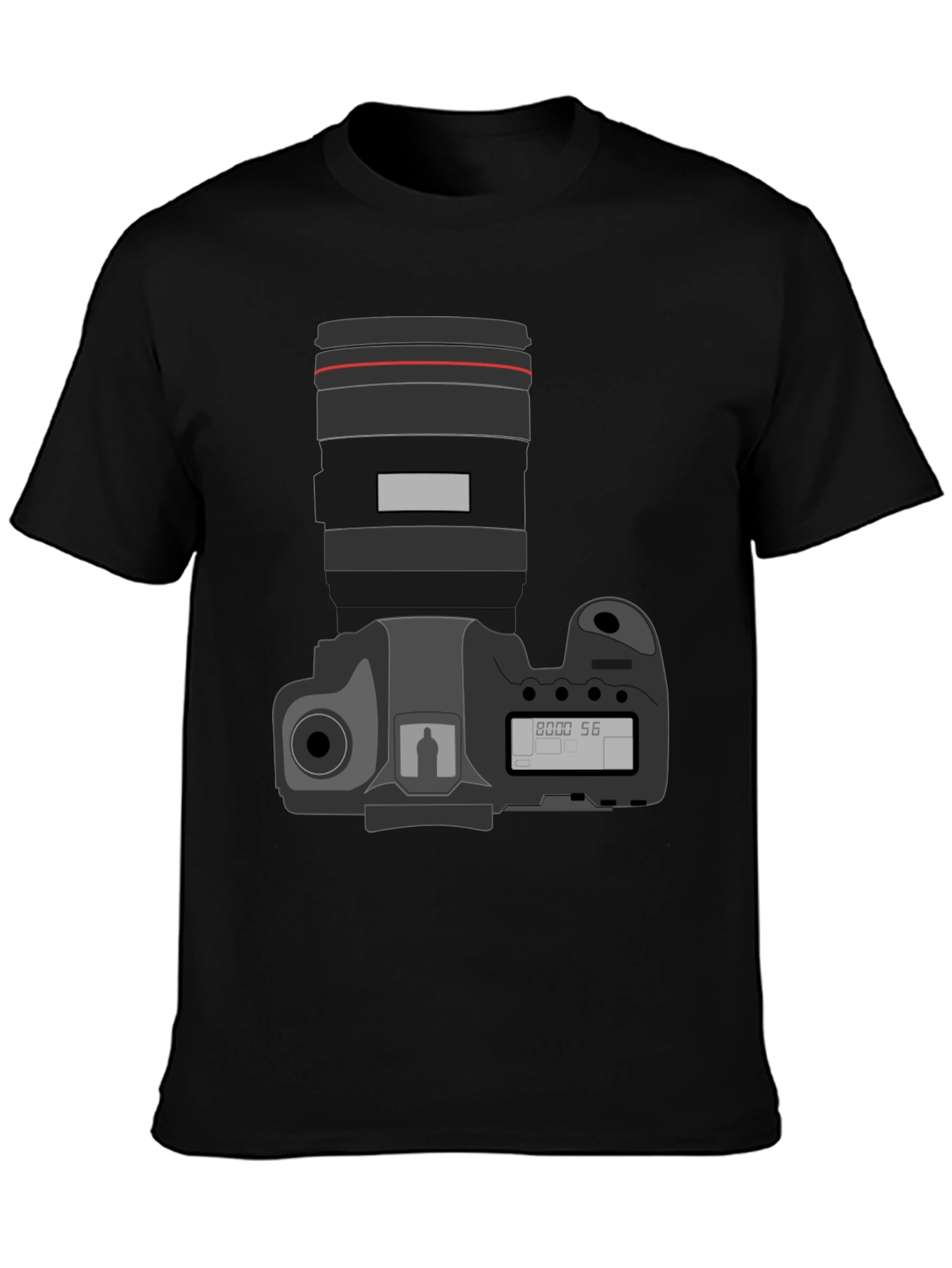 Photographers DSLR Camera T-Shirt - Black