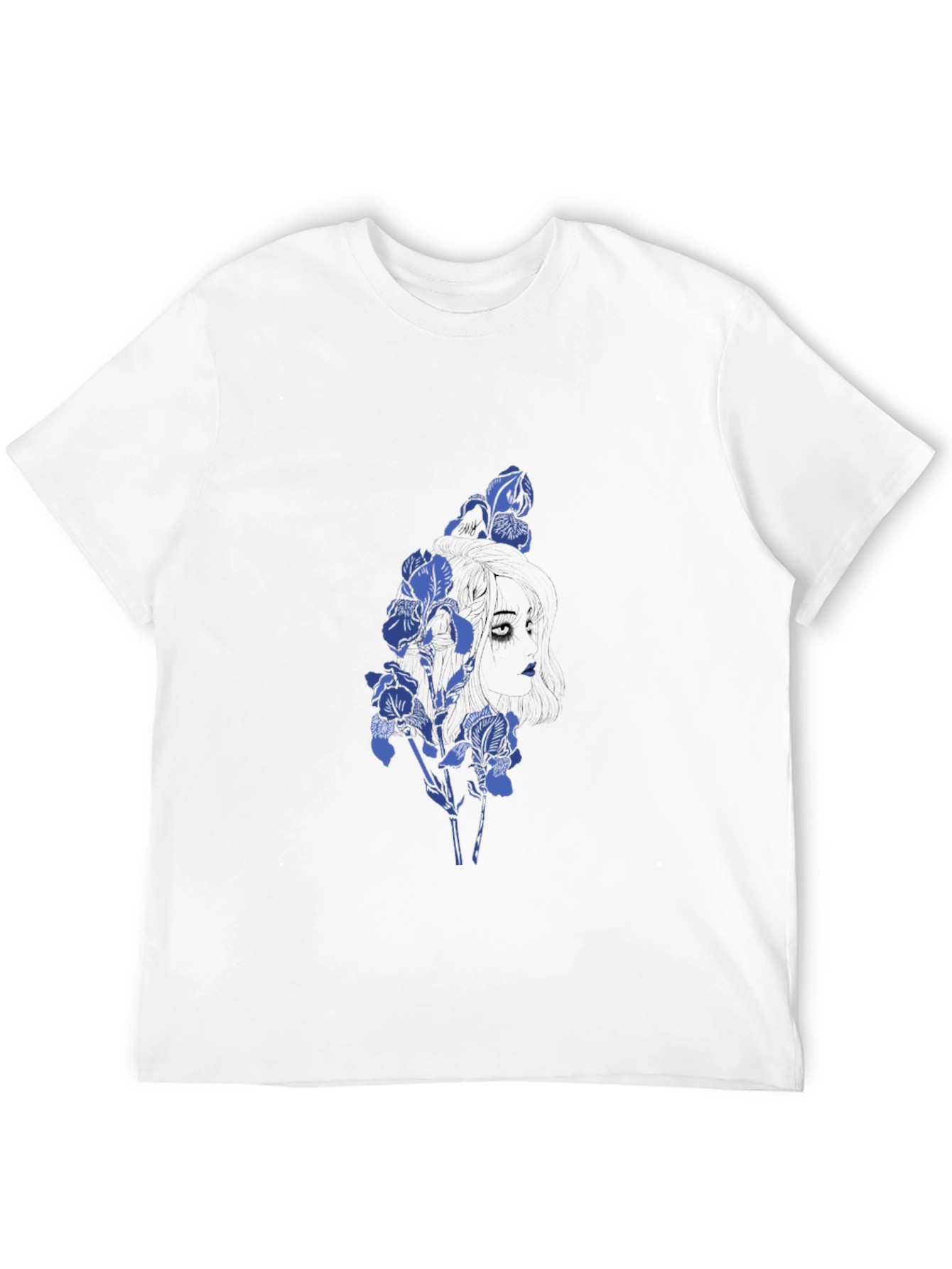 Floral Silhouette Tee - Black Graphic T-Shirt
