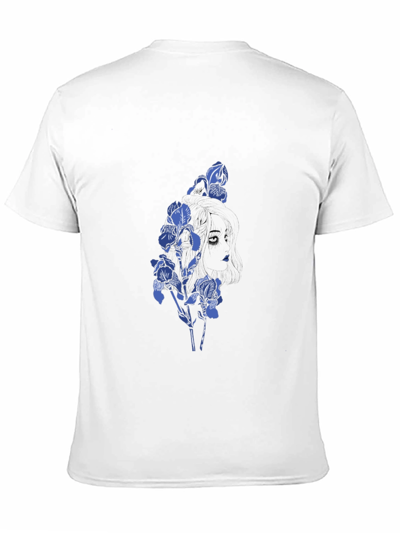 Floral Silhouette Tee - Black Graphic T-Shirt