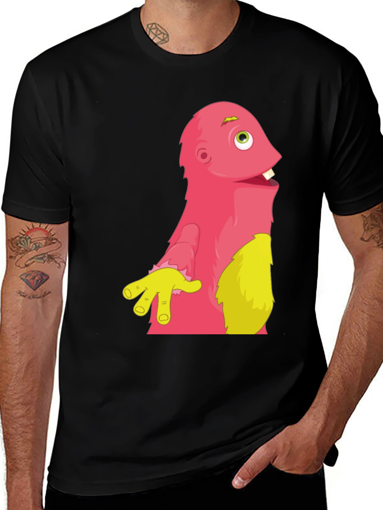 Monster Graphic Tee - Soft Cotton Blend