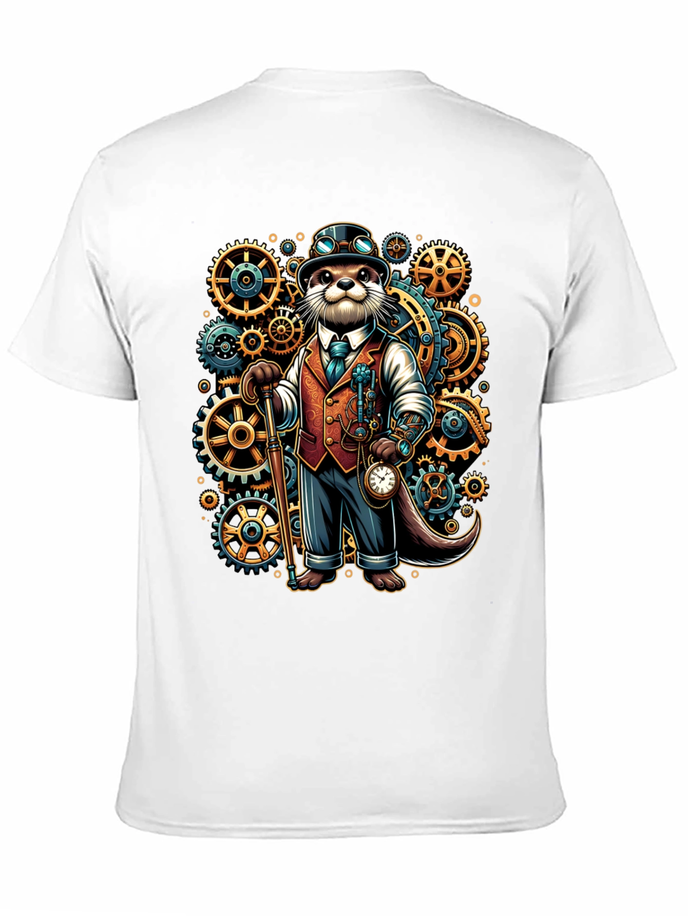 Steampunk Otter Graphic Tee