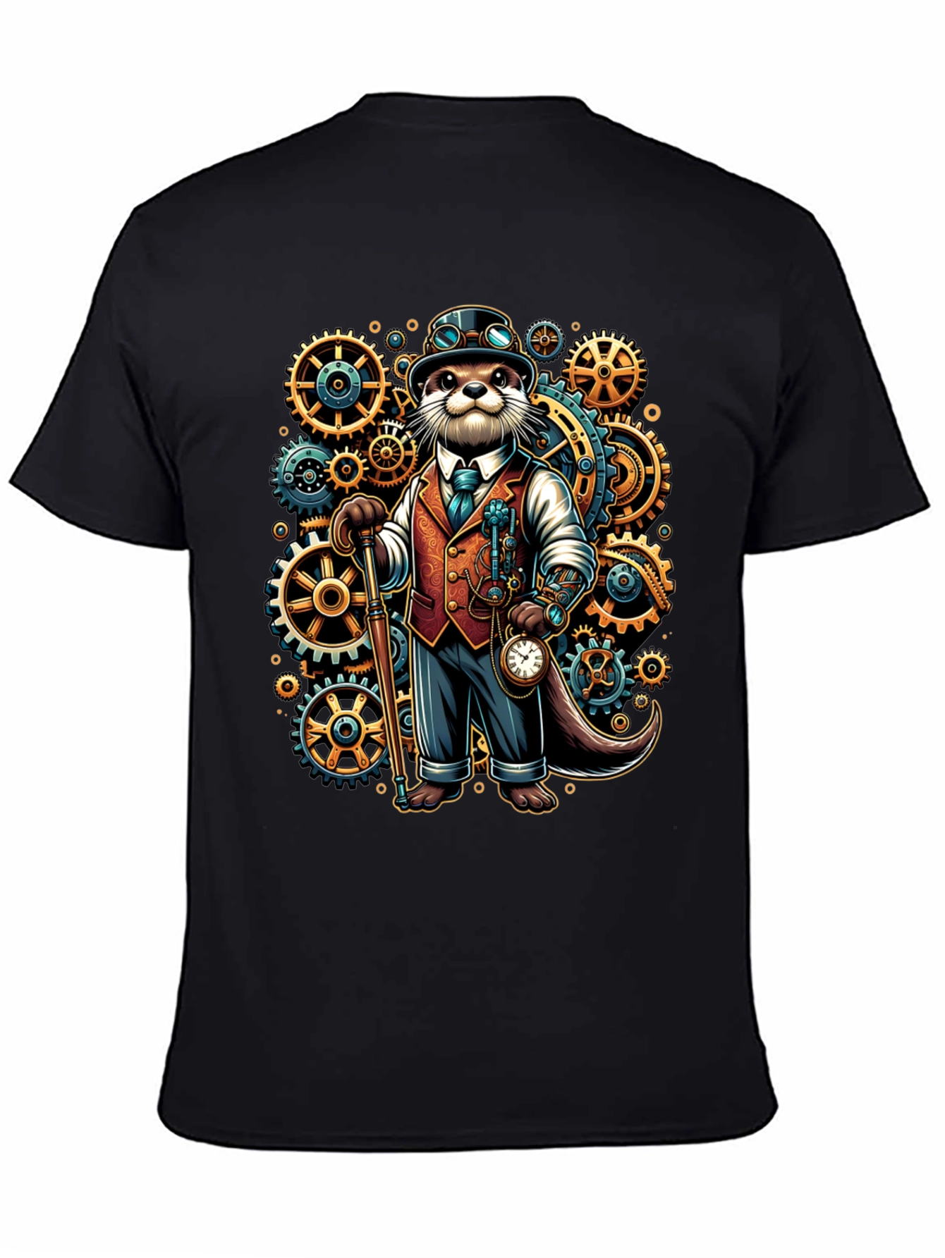 Steampunk Otter Graphic Tee
