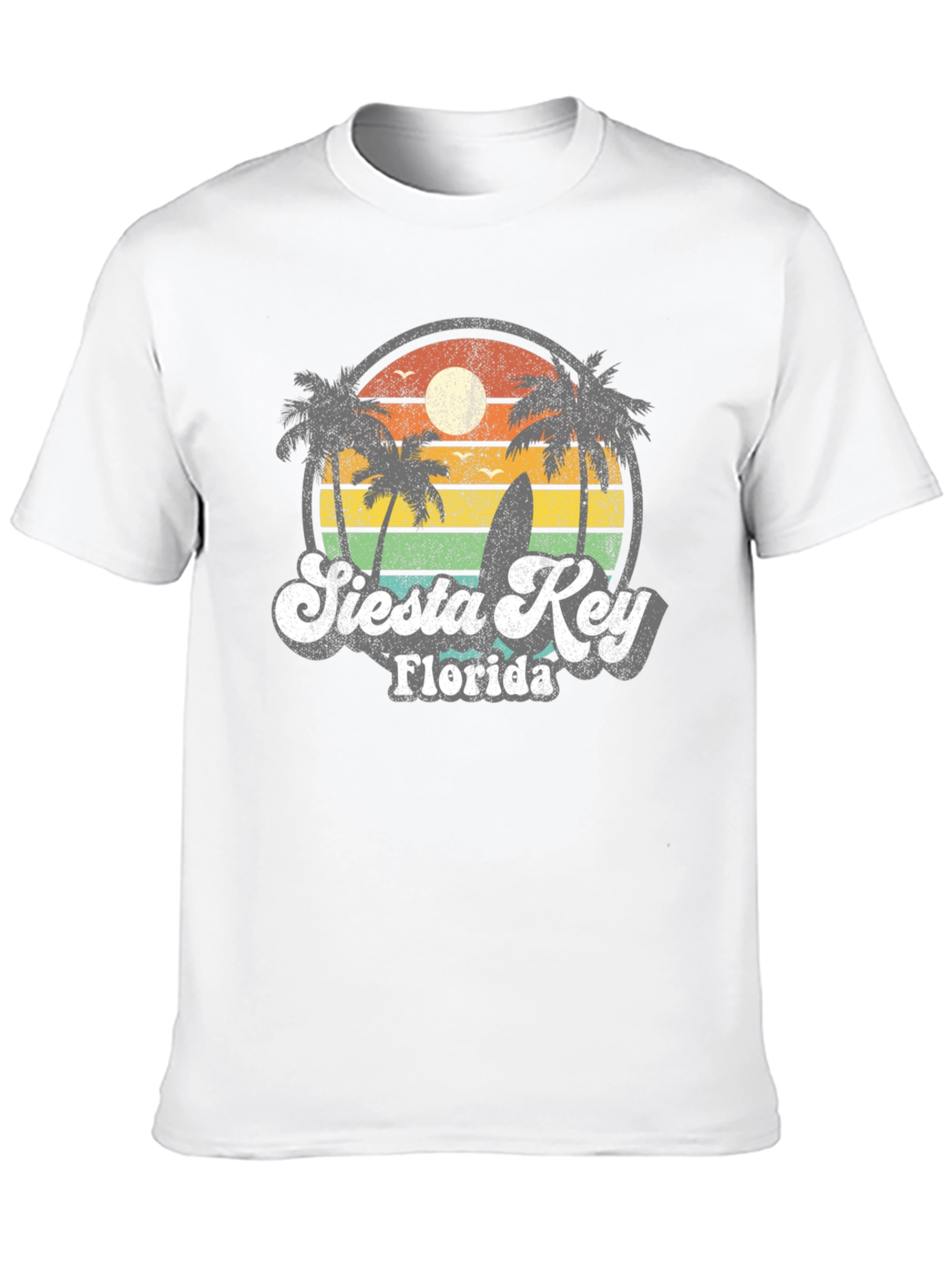 Retro Siesta Key Florida T-Shirt