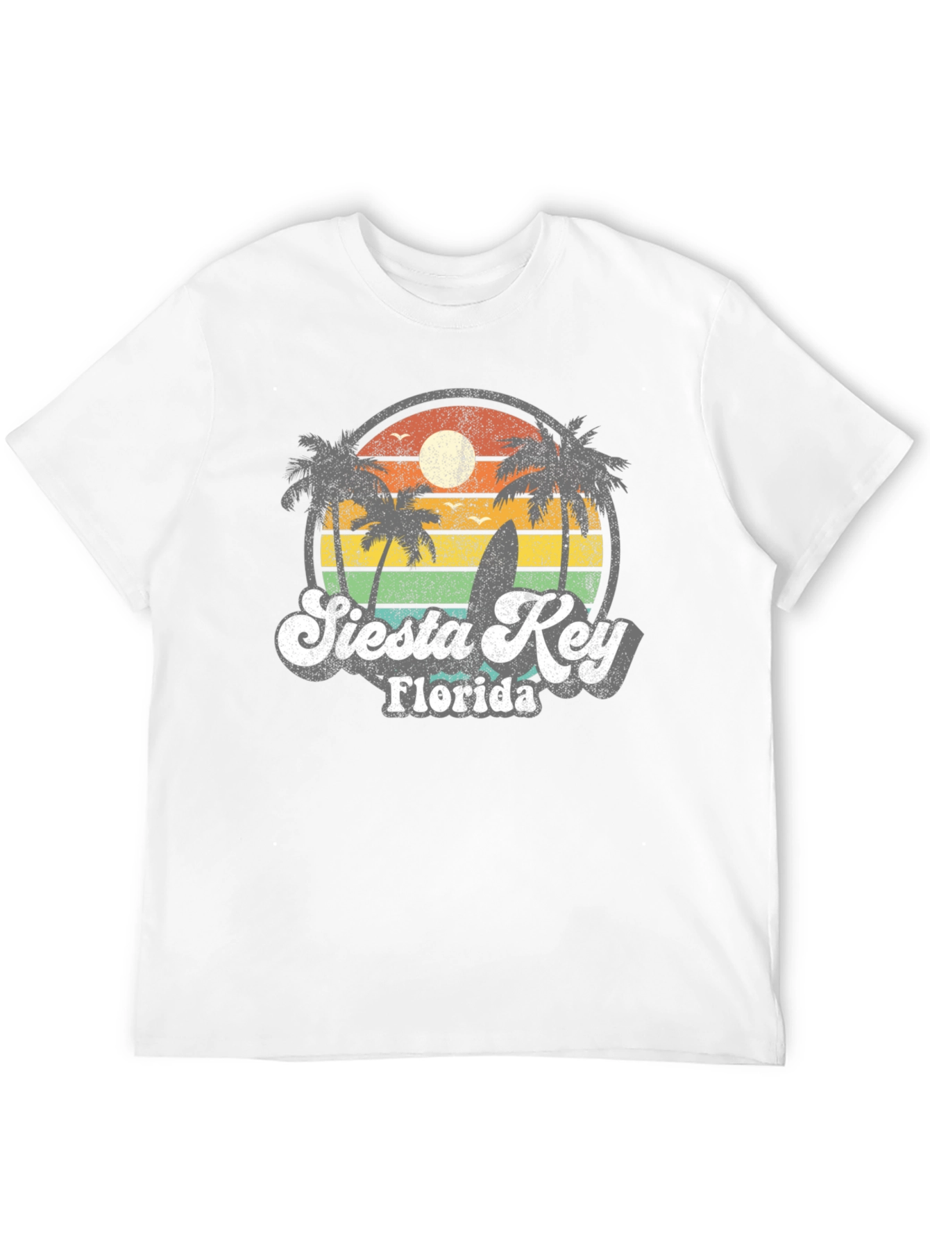 Retro Siesta Key Florida T-Shirt