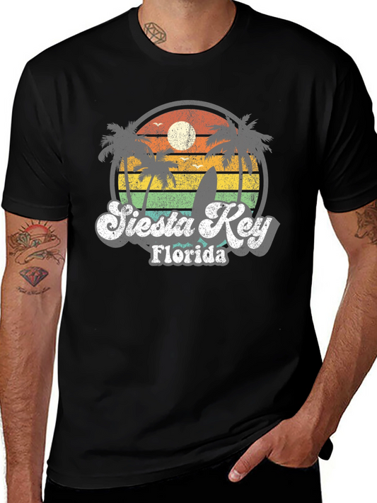 Retro Siesta Key Florida T-Shirt