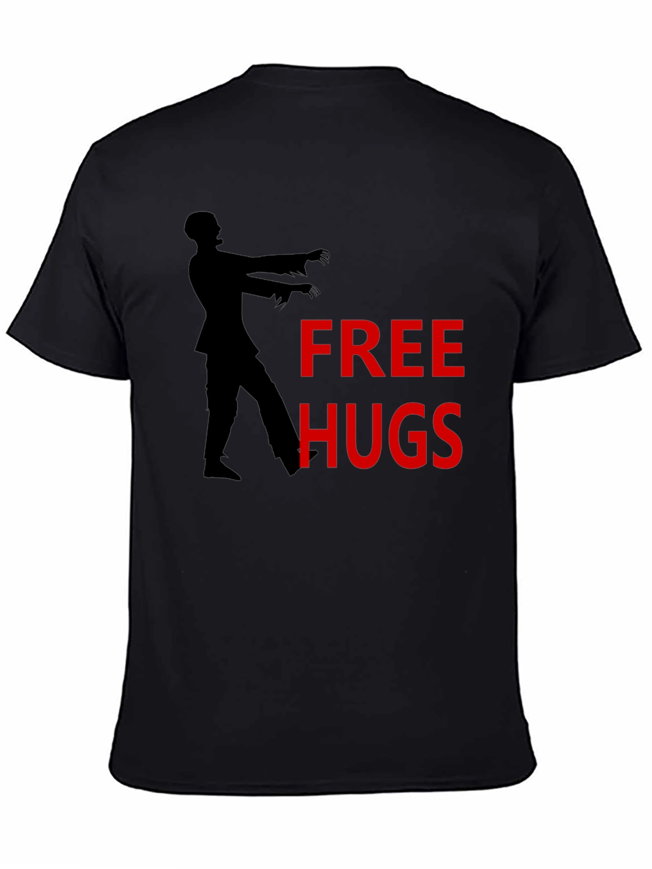 Free Hugs Zombie Graphic T-Shirt