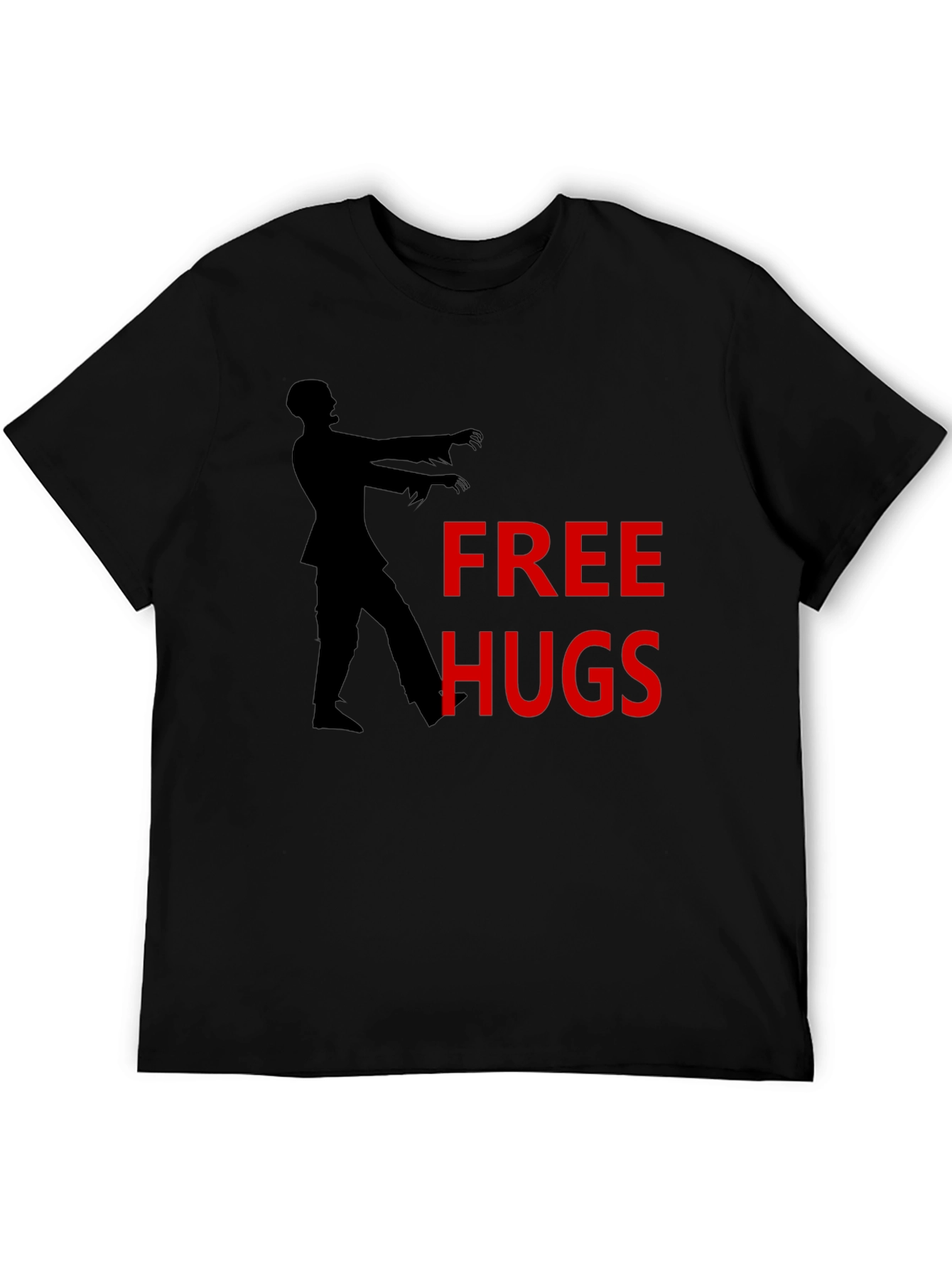 Free Hugs Zombie Graphic T-Shirt