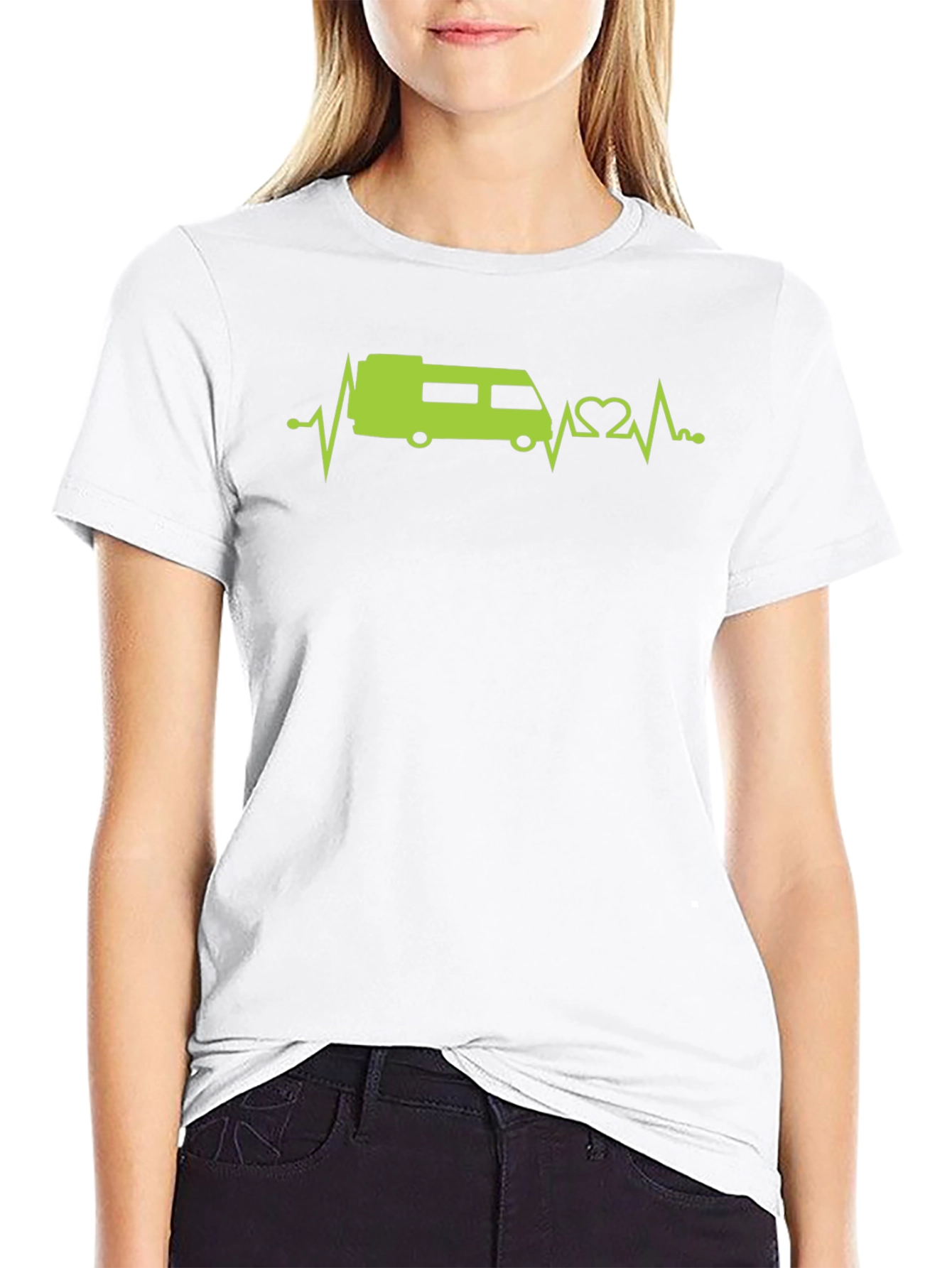 RV Heartbeat T-Shirt - Camping Life