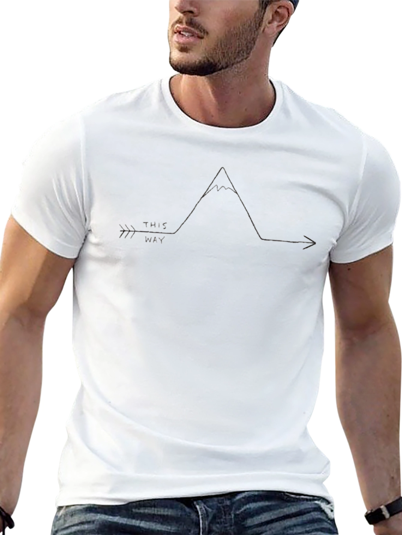 Mountain Arrow Graphic Tee - This Way
