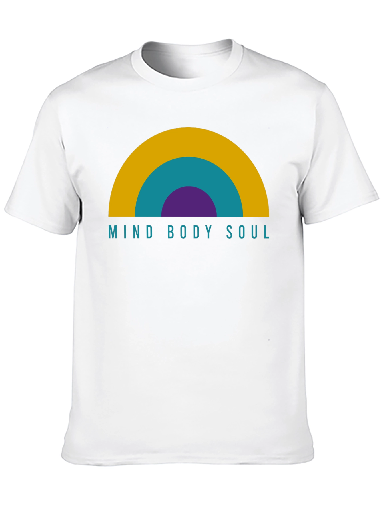 Mind Body Soul Graphic T-Shirt - Black