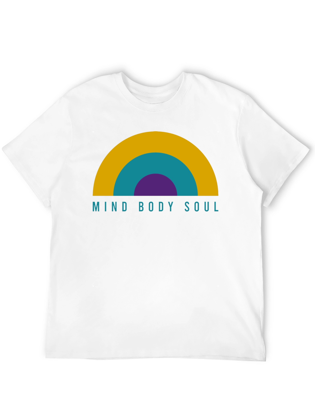 Mind Body Soul Graphic T-Shirt - Black