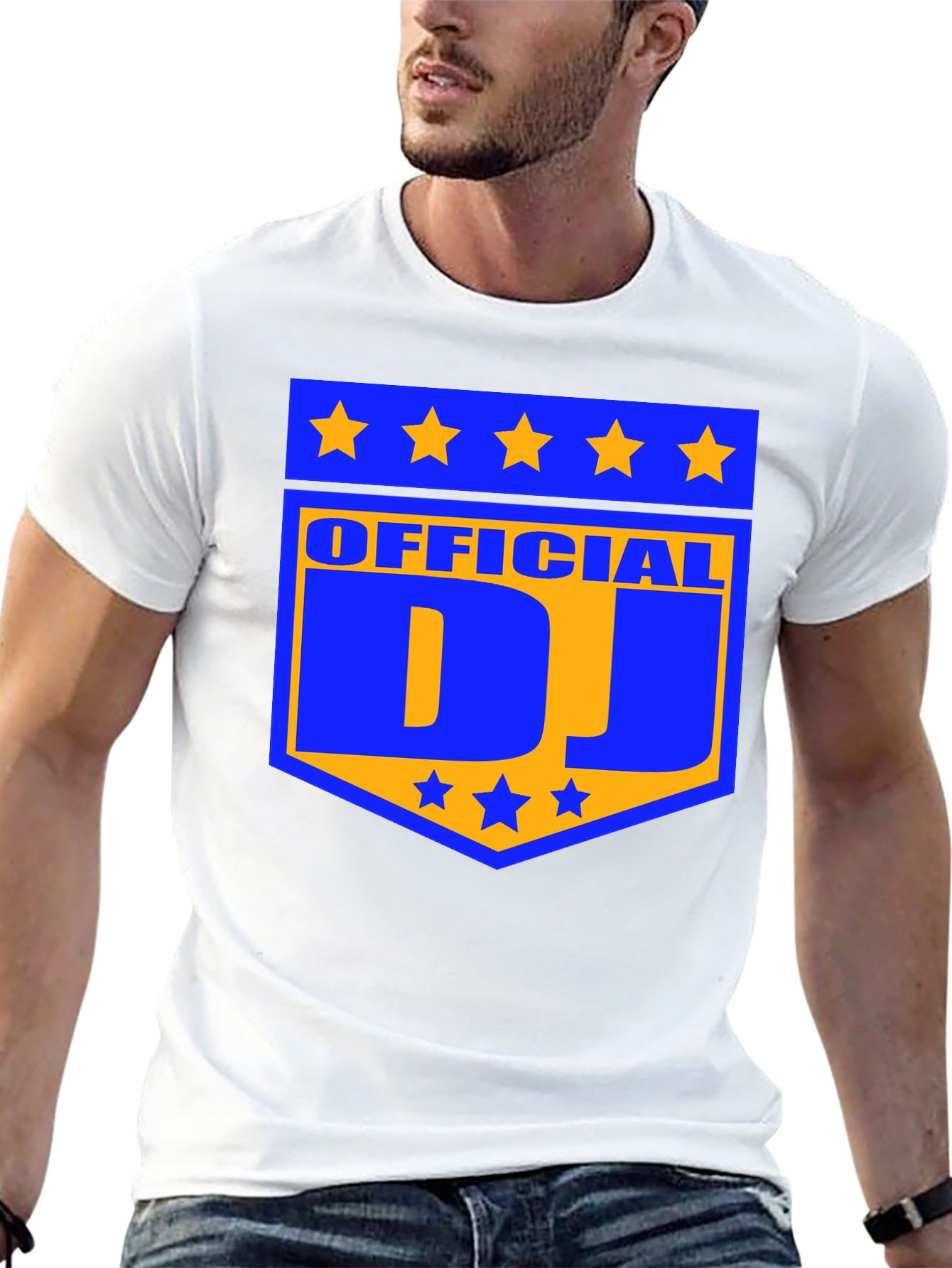 Official DJ Graphic Print T-Shirt