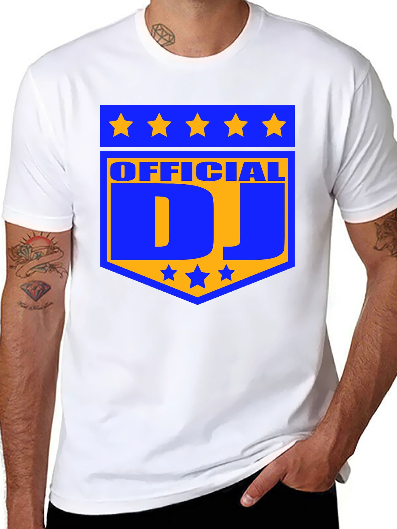 Official DJ Graphic Print T-Shirt