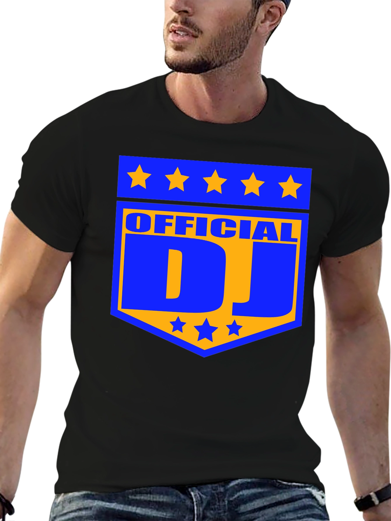 Official DJ Graphic Print T-Shirt