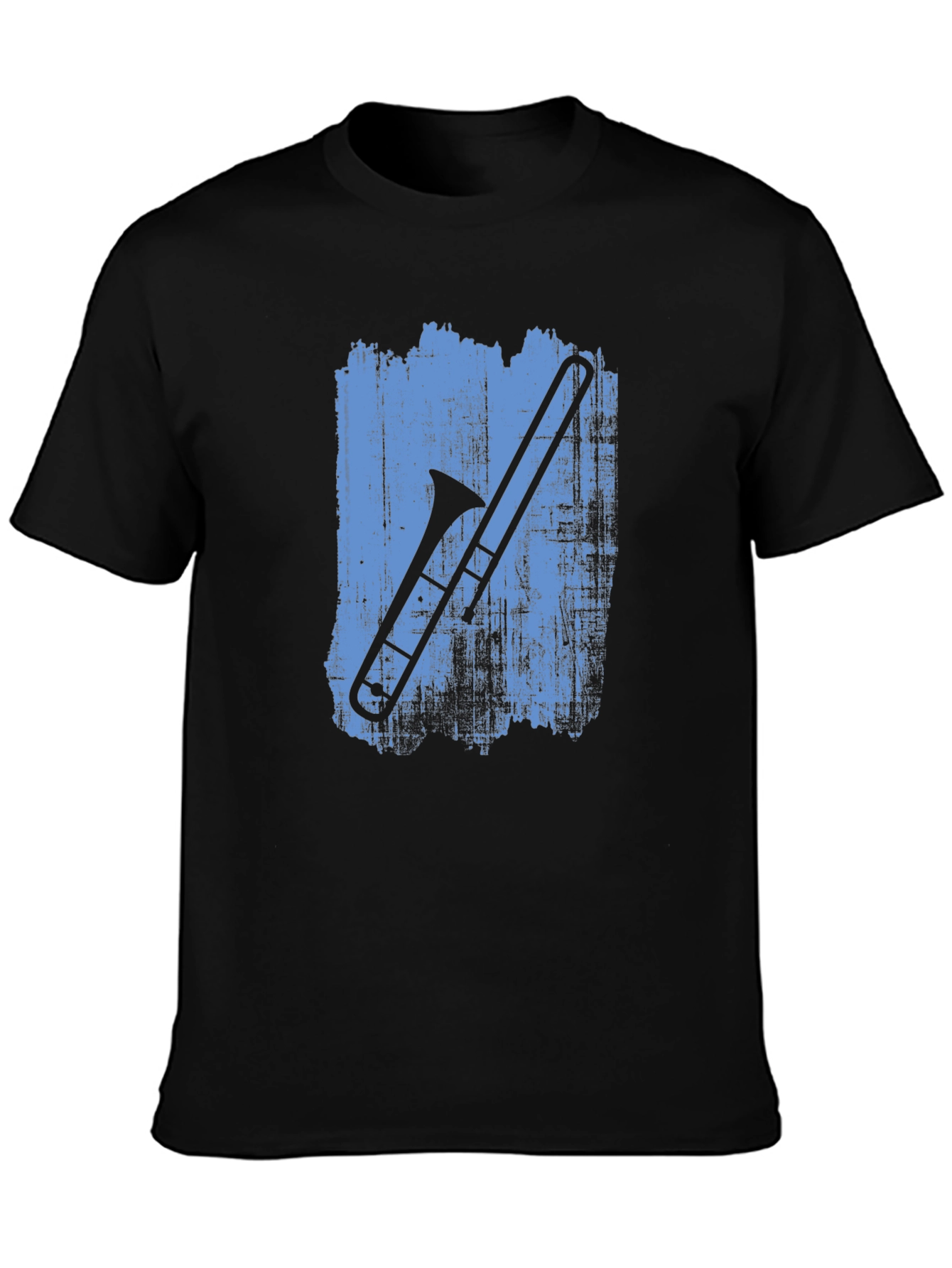 Trombone Graphic Black T-Shirt