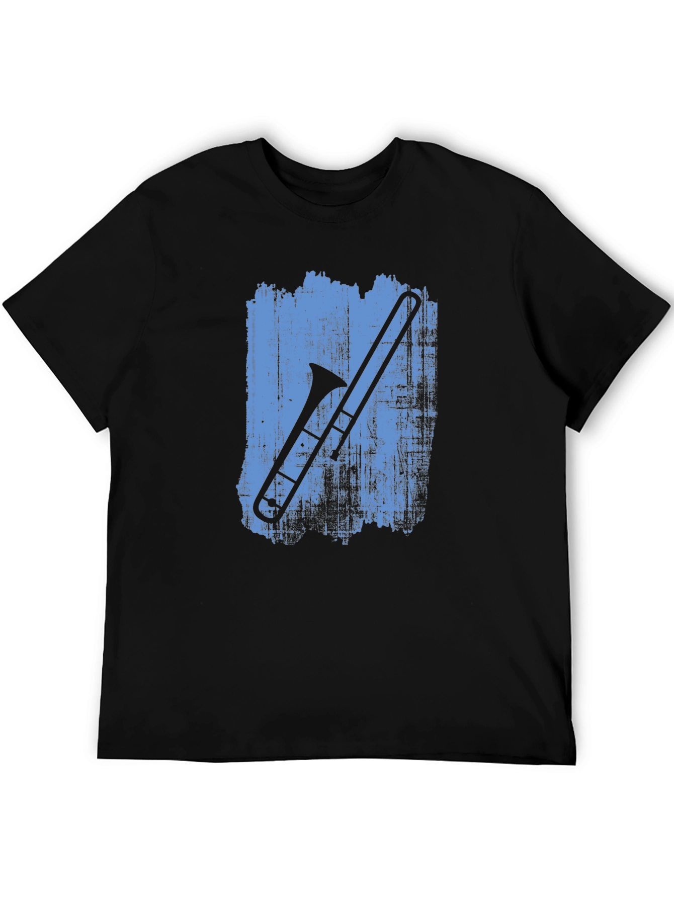 Trombone Graphic Black T-Shirt
