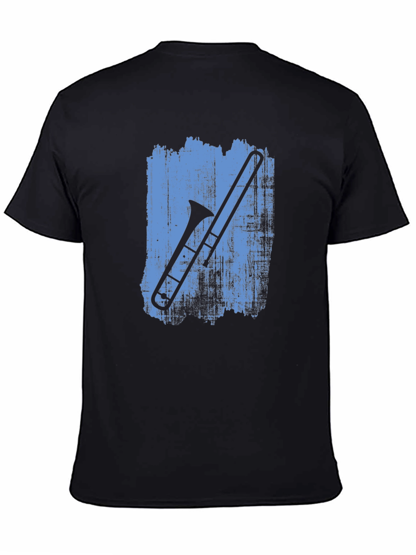 Trombone Graphic Black T-Shirt