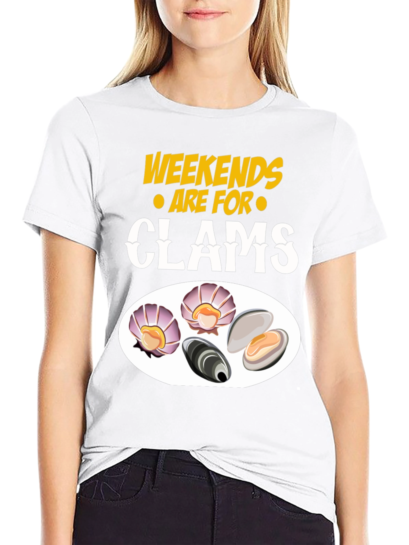 Weekends are for Clams Graphic T-Shirt