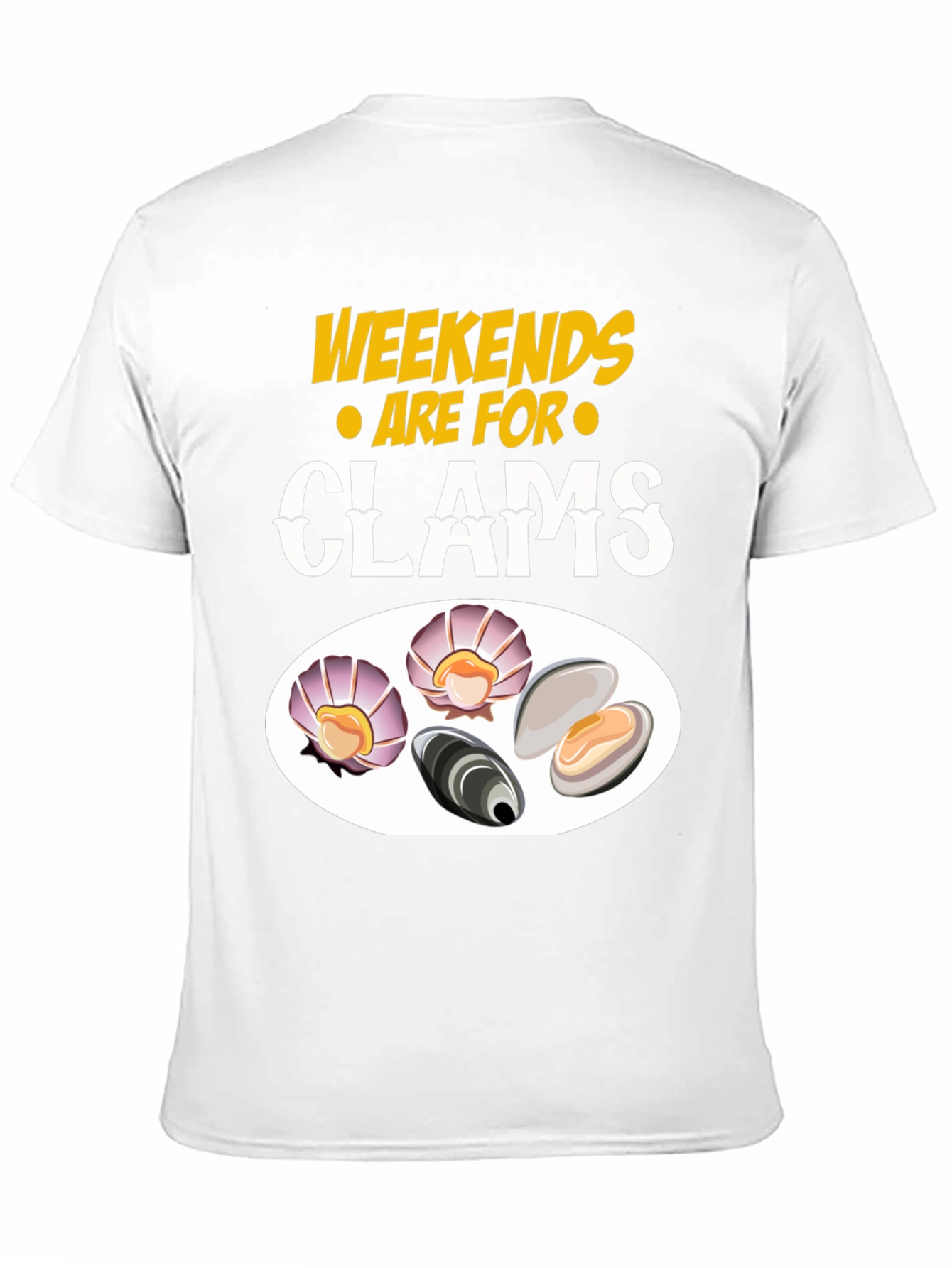 Weekends are for Clams Graphic T-Shirt