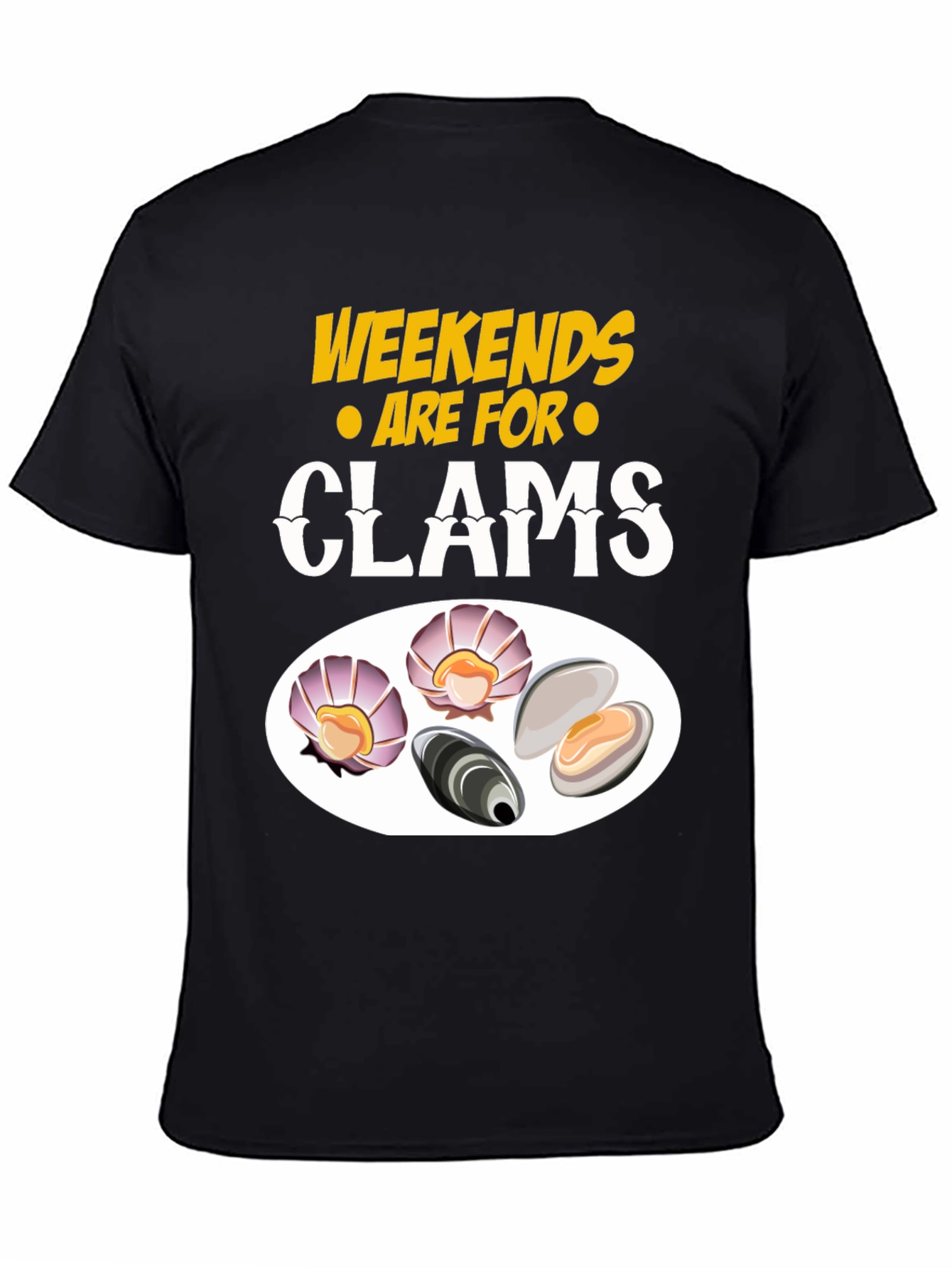 Weekends are for Clams Graphic T-Shirt